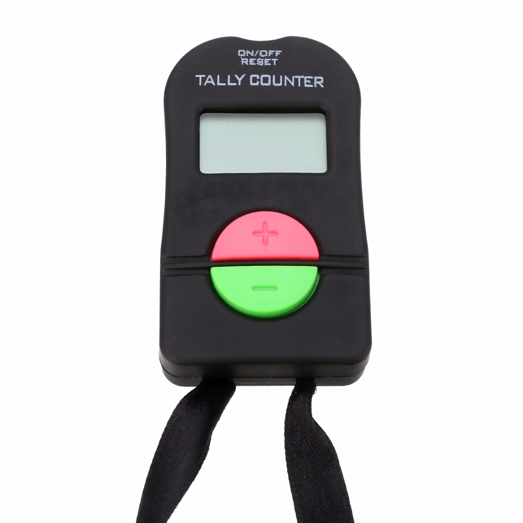 Mini Portable Electronic Digital Tally Counter Manual Clicker for Calculate Sport Golf Gym Security Running