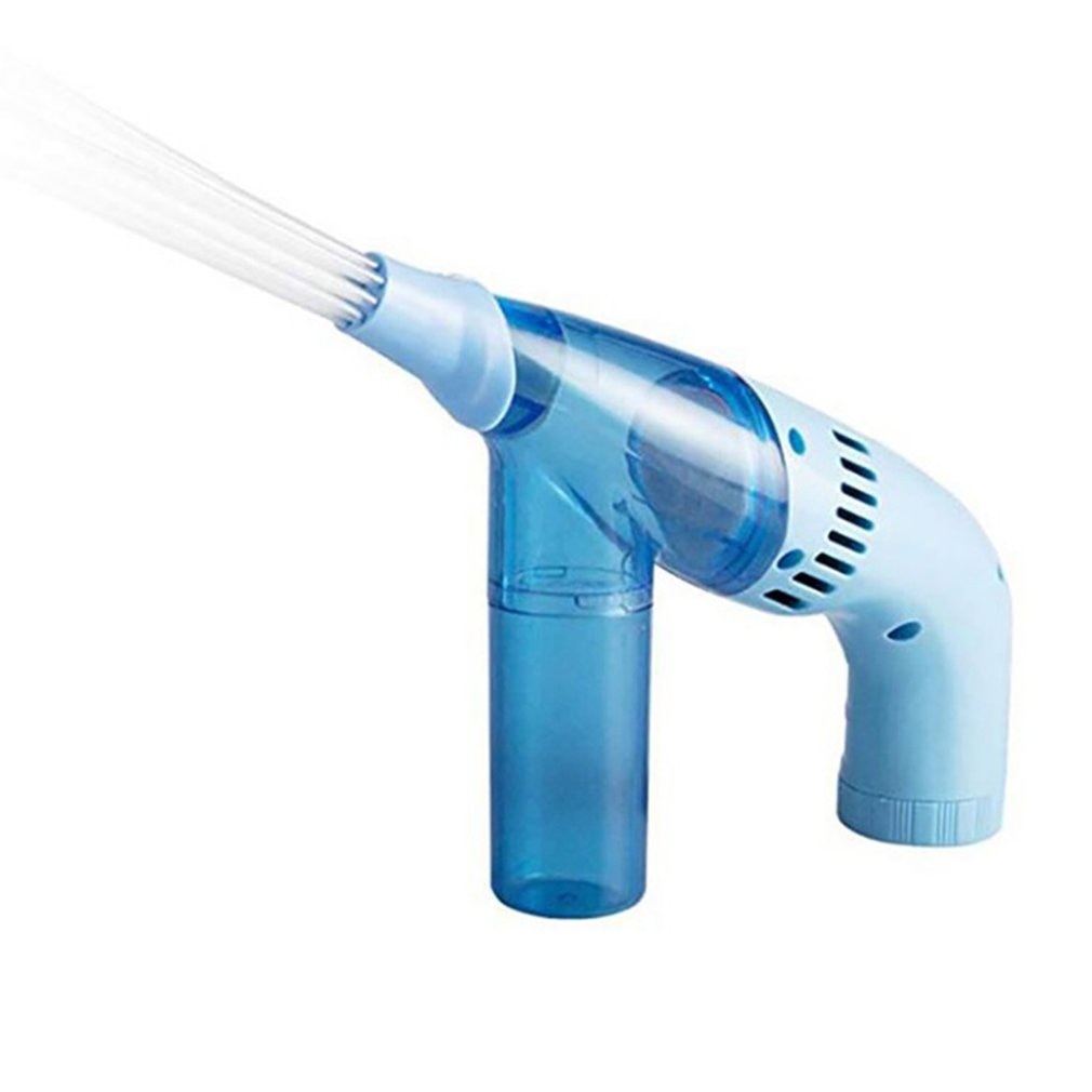 Tube Wireless Portable Vehicle Car Vacuum Cleaner Wet And Dry Dual Use High Power Super Suction Home Vacuum Cleaner: Blue