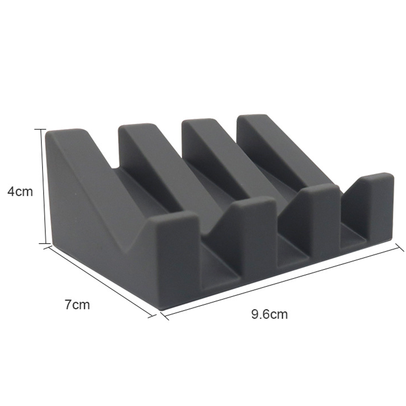 Portasapone In Silicone Autodrenante Per Doccia E Bagno - Design A Cascata Drenaggio Rapido 9 6x7x4 562164