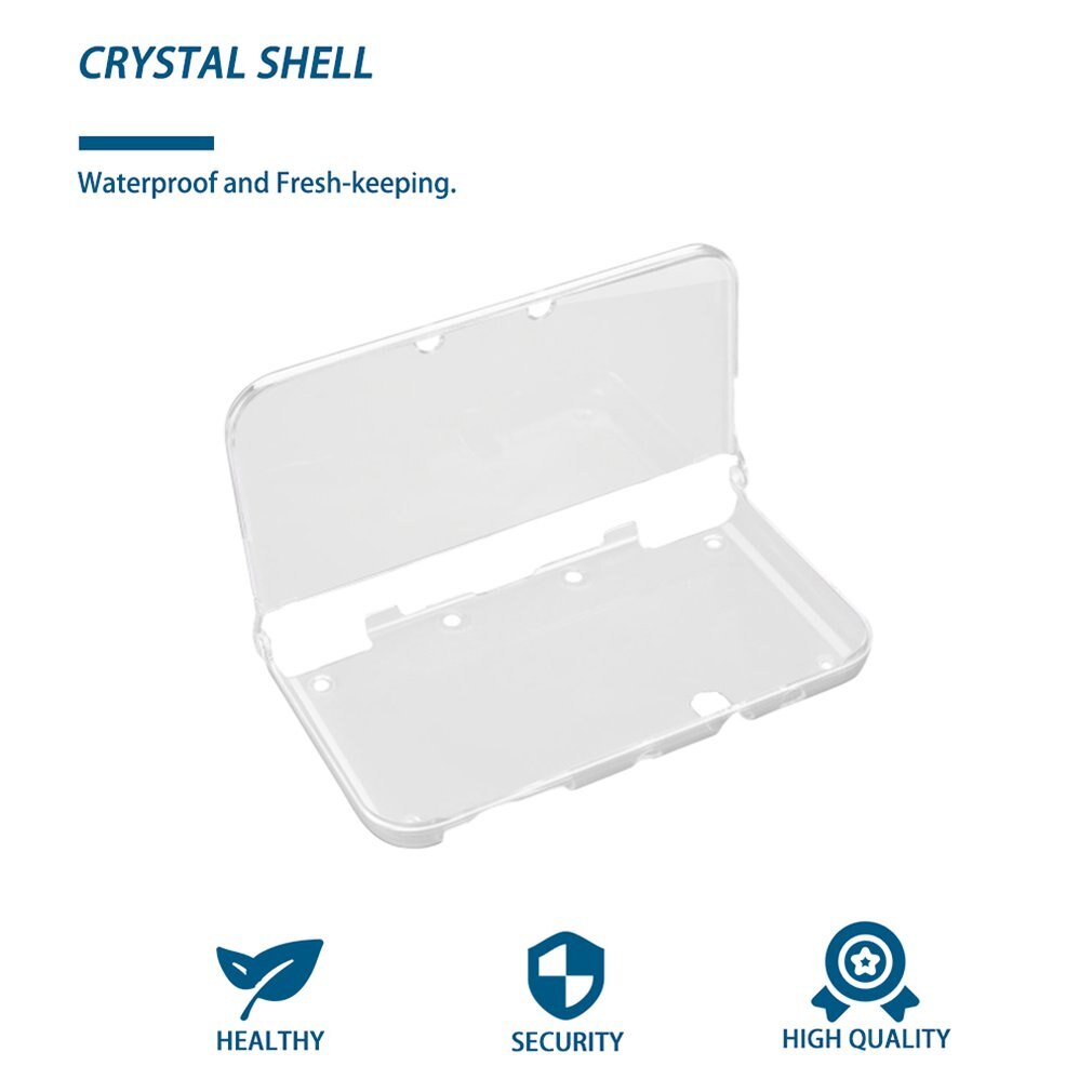 Lichtgewicht, stijf plastic, helder kristal, beschermende harde schaal voor de nintendo 3ds/3ds /2ds console en games.