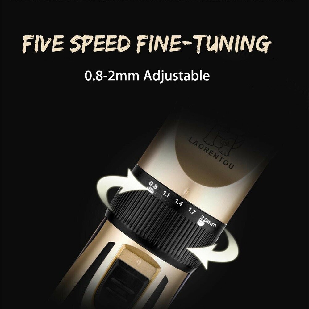 Pet Dog Hair Trimmer Animal Grooming Clippers Electrical Dog Hair Cutter Cat Hair Remover USB Rechargeable Pet Haircut Machine