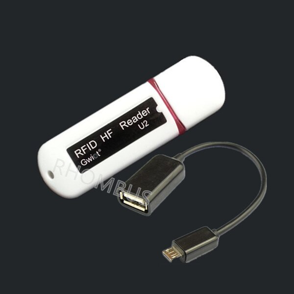 Micro 13.56MHz MF1 IC RFID Reader USB(8 digit D) Interface Support Ipad/Android/Windows