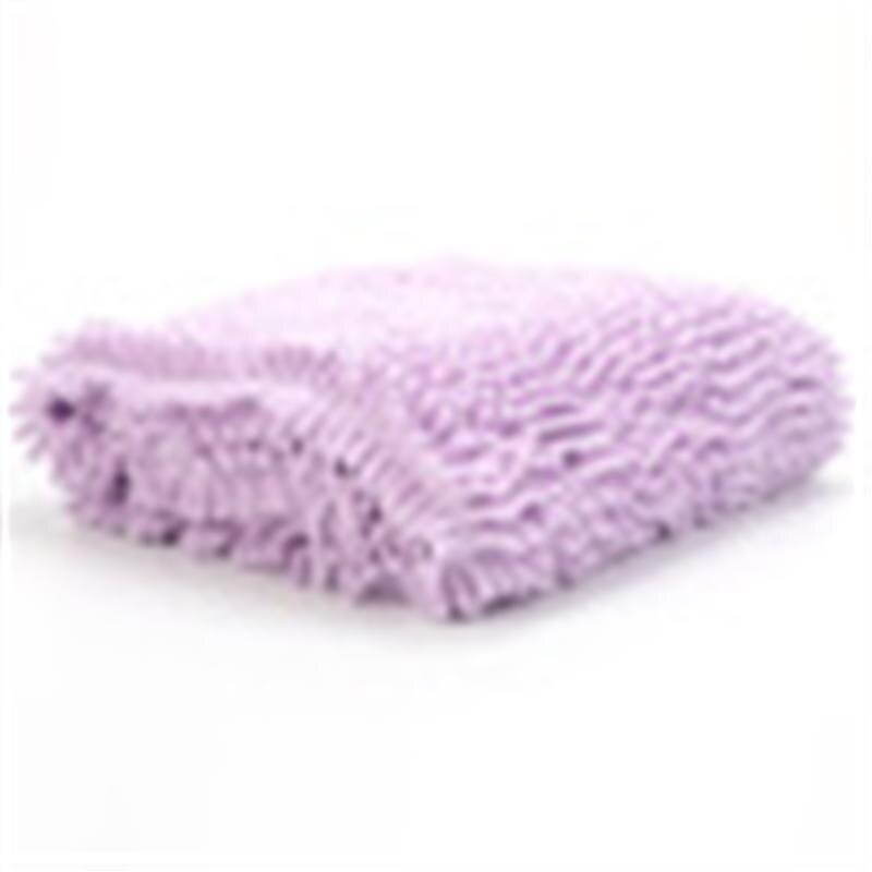 Pet Bath Towel Dog Cat Dry Towls Soft Grooming Massager Absorbent Towel Quick-drying Multipurpose Cleaning Tool Pet Supplies: purple / small