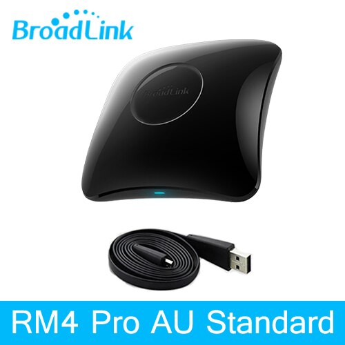 Broadlink RM Pro RM4 RM4C Mini IR + RF + 4G télécommande intelligente universelle pour Ios Android pour Google Home Alexa: AU RM pro