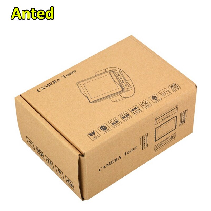 Portable 1080P AHD CCTV Test Monitor with 4.3" LCD, Wrist AHD Camera Tester