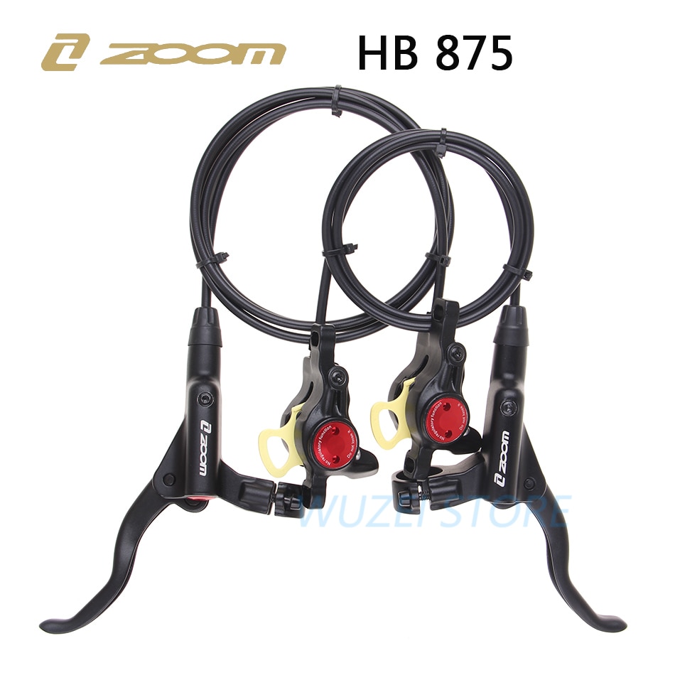 ZOOM-freno de HB-875 para bicicleta de montaña, frenos hidráulicos de 800/1400mm, juego de frenos de disco a presión de aceite para bicicleta de montaña, piezas para bicicleta delantera y trasera