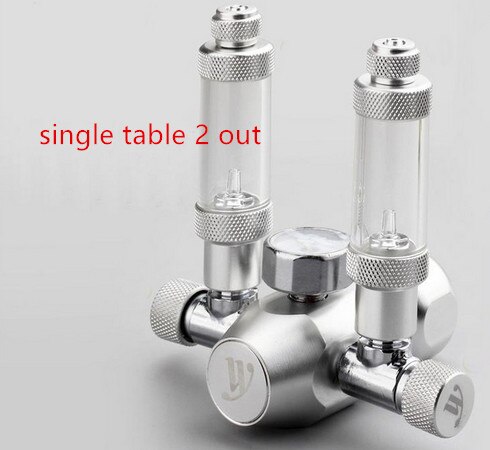 1 piece 220v CO2 decompression table CO2 regulator single table/double table/single solenoid/double solenoid/single table 2 out