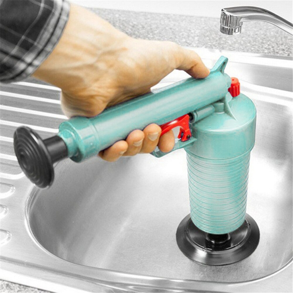 Toilet Dredge Plug Air Power Pump Bathroom Drain Cleaner Sink Blockage Remover Bathroom Drain Cleaner Sewer Blockage Tools