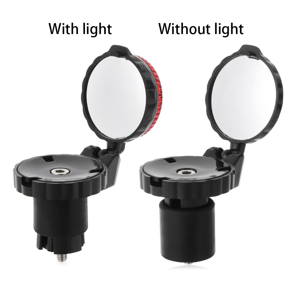 Universal Bicycle Rear View Mirror Handlebar Rearview Mirror Rotary Folding Handle Plug Reflector Special Road Bike Accessories