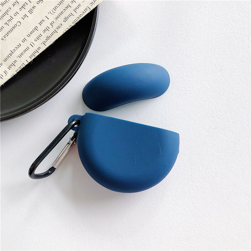 Siliconen Case Voor Huawei Freebuds 3 Draadloos Opladen Zachte Beschermende Accessoires Gevallen Voor Huawei Freebuds 3 Tas: Navy
