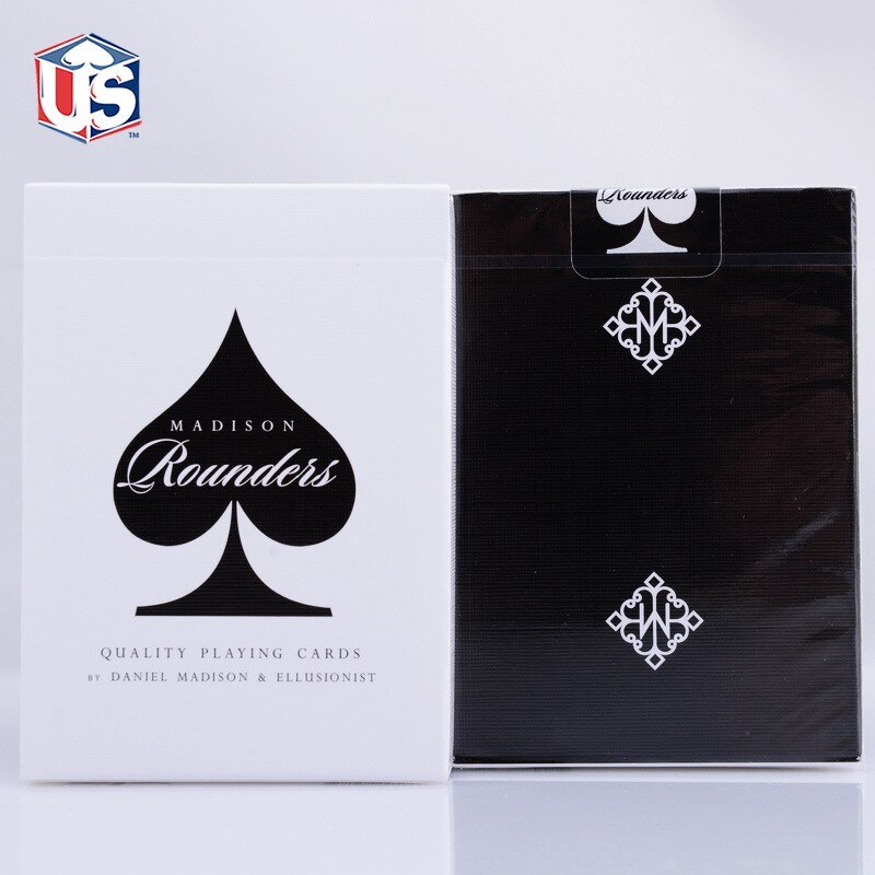 Nero Madison arrotondatori Nero ponte Da daniel Madison e Ellusionist Qualità Carte Da Gioco Trucchi di Magia