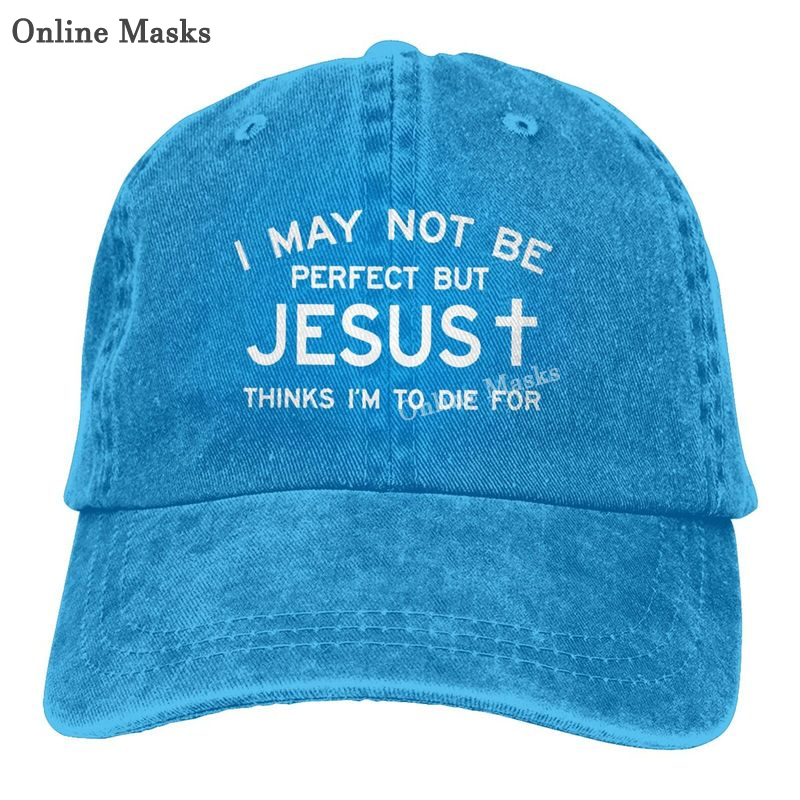 Denim Cap Jesus The Way The Truth The Life Baseball Dad Cap Adjustable Classic Sports for Men Women Hat: 18