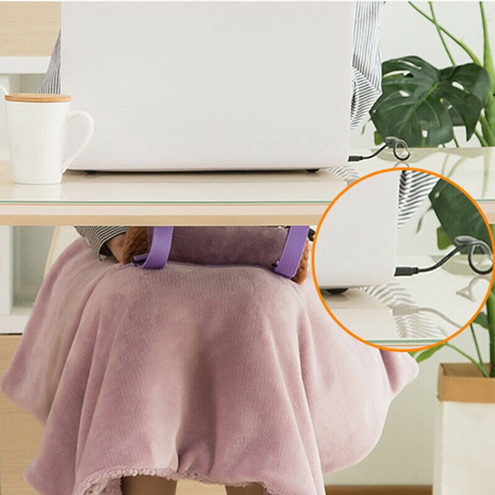 Chal almohadilla térmica suave coche USB carga invierno cálido manta eléctrica dormitorio Oficina cuidado de la salud decoración del hogar cuello hombro