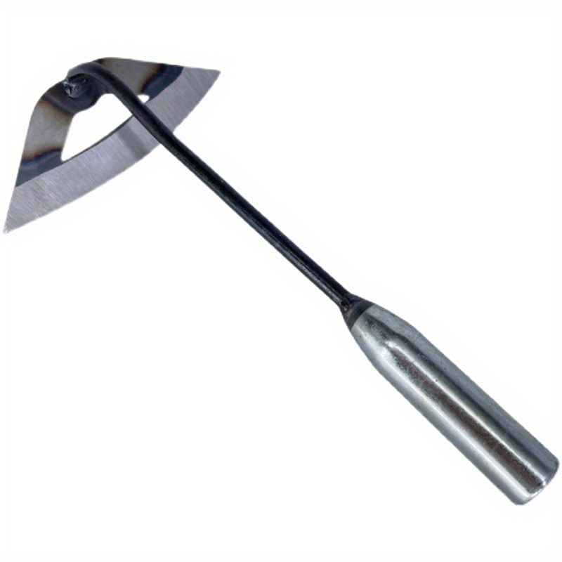 Premium All-Steel Hardened Hollow Hoe - Handheld Weeding Rake Durable and Rust-Resistant, Ideal for Vegetable Gardens