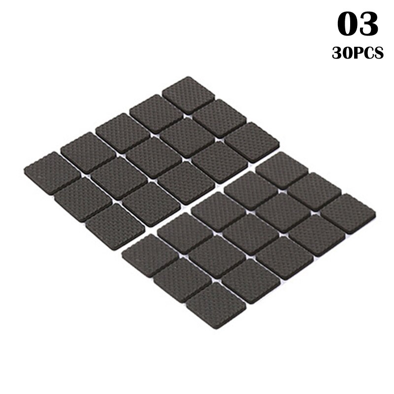 Zwart Zelfklevende Meubilair Been Tapijt Vilt Mat Anti Slip Mat Bumper Schokdemper Tafel Stoel Sofa Voet Floor Protector
