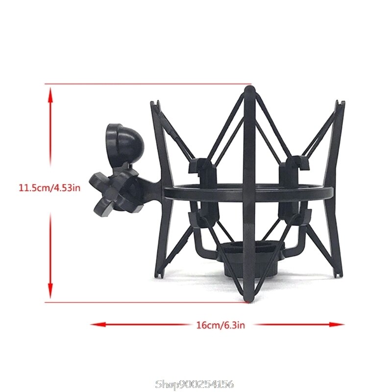 Universal Mic Microphone Shock Mount Adjustable Clip Holder Stand Recording Bracket D23 20