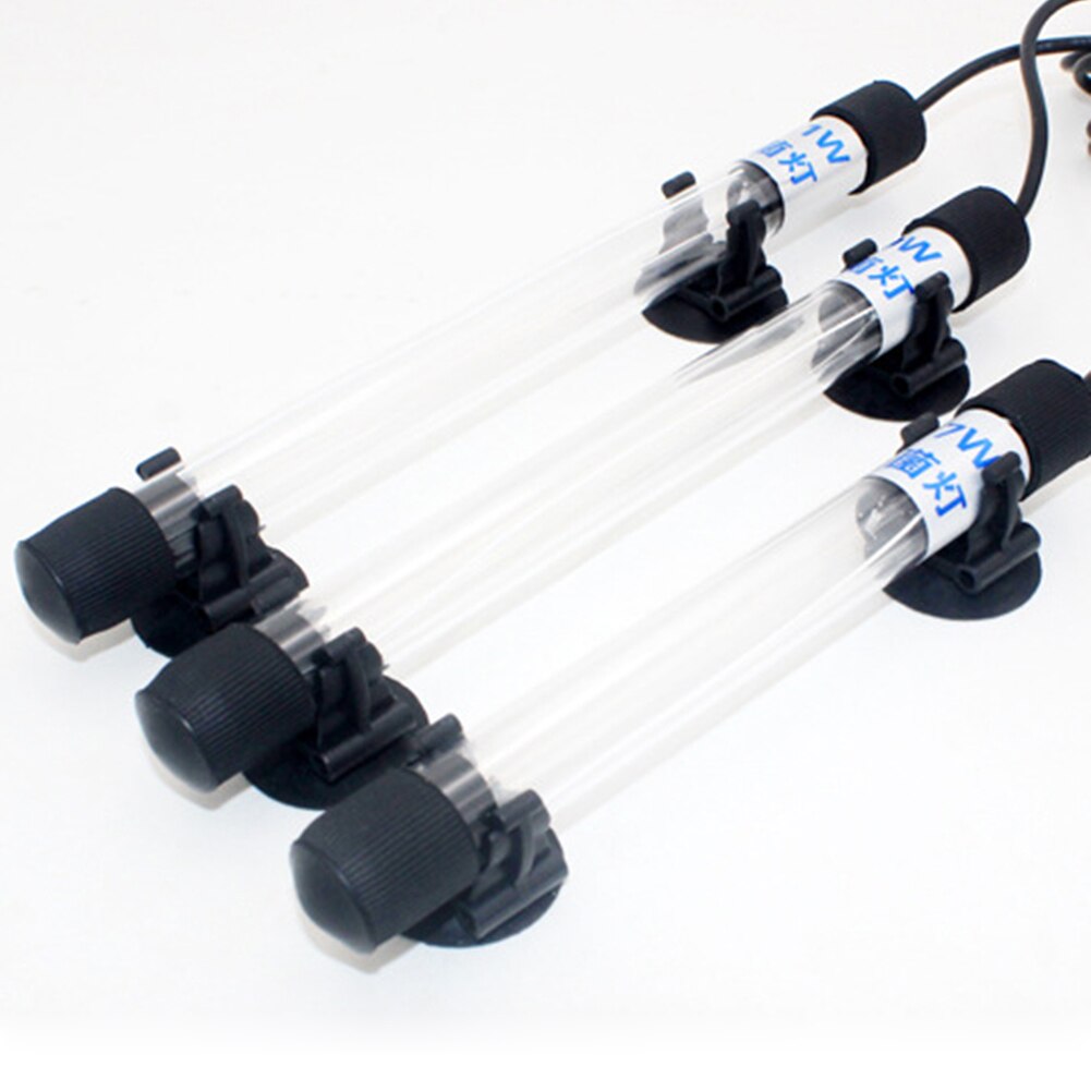 1PC Quartz Glass 5/7/9/11/13W Aquarium Submersible UV Light Fish Tank Underwater Purifier Lamp EU/US Plug (Optional)