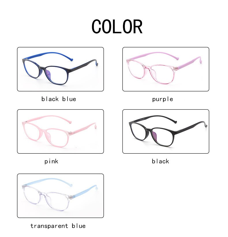 Kinderen Anti Blauw Licht Bril TR90 Frame Jongens En Grils Kids Computer Stralingsbescherming Eyewear