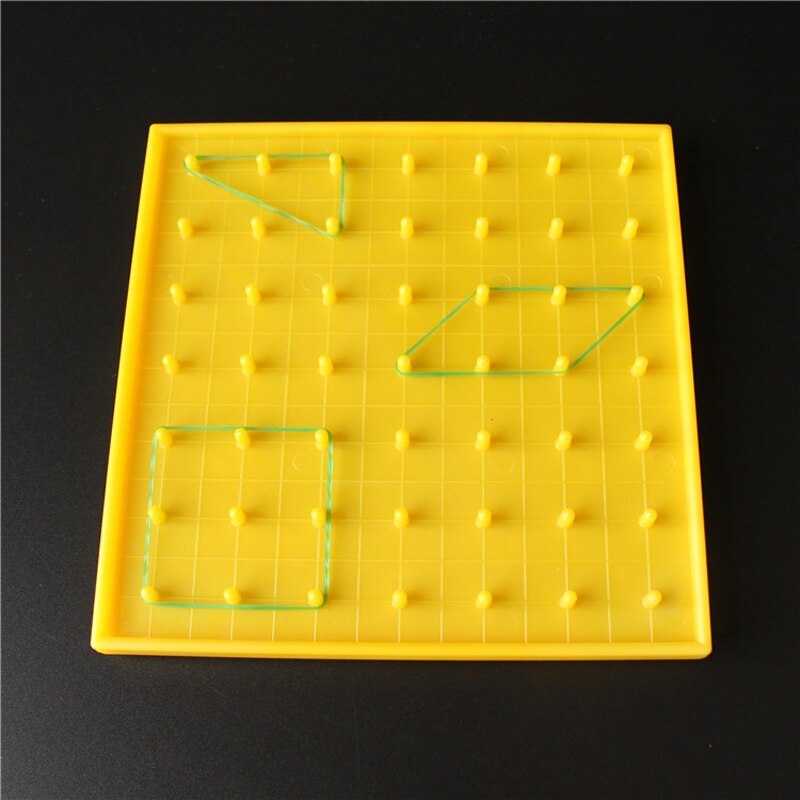 Children Educational Aids Plastic Nail Plate Mathematics Teaching Instrument Primary Mathematics Nailboard Tools Geometry Demo