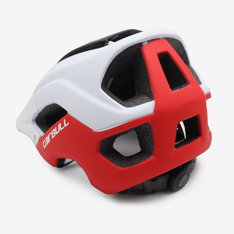 CAIRBULL-Casco Para Bicicleta de Montaña TRAIL XC, cascos de seguridad con ala grande DH AM para hombre y mujer,
