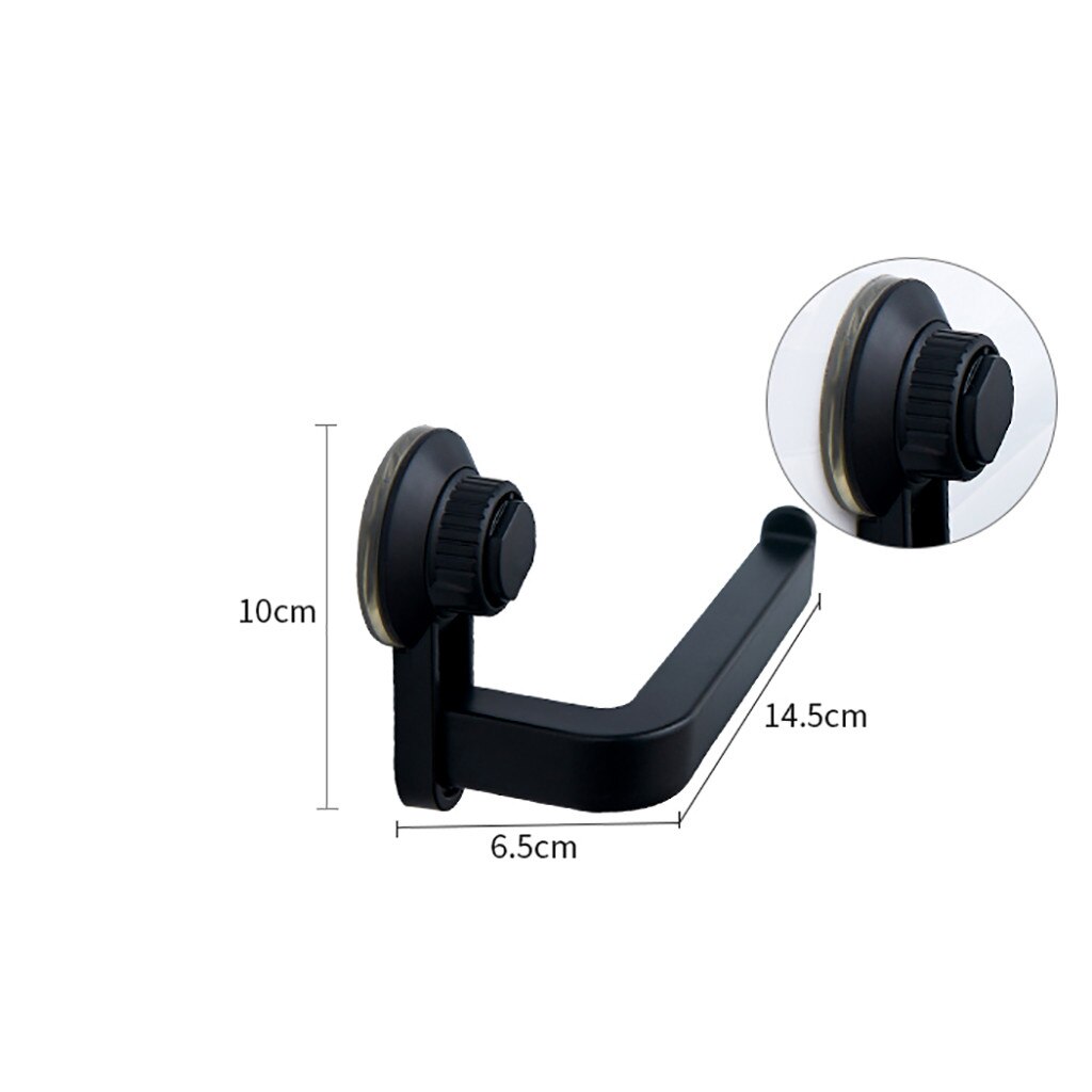 Toilet Paper Holder Super Storage Suction Cup Wall Mount Removable Rack M0813