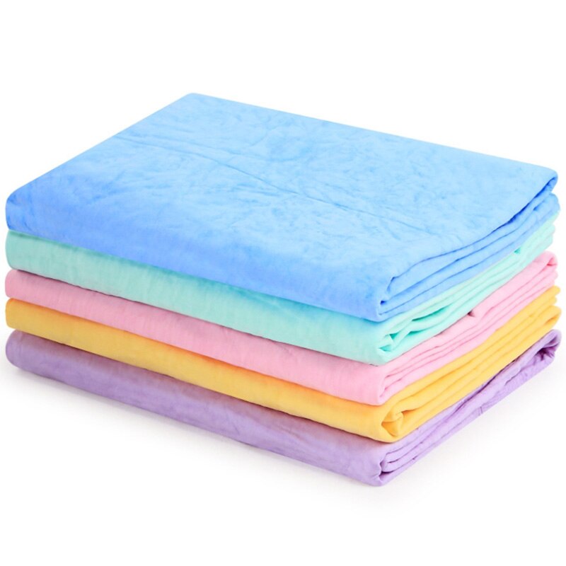 5 Color Pet Dog Cat Bath Towels Good Absorbent Pets Grooming Cleaning Supplies 43*32*0.2 CM