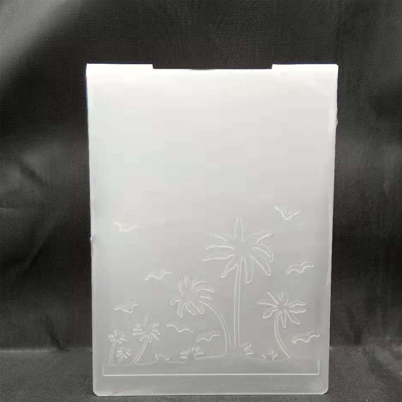 ZATWBS Beautiful nature Embossing plates DIY Paper Cutting Dies Scrapbooking Plastic Embossing Folder