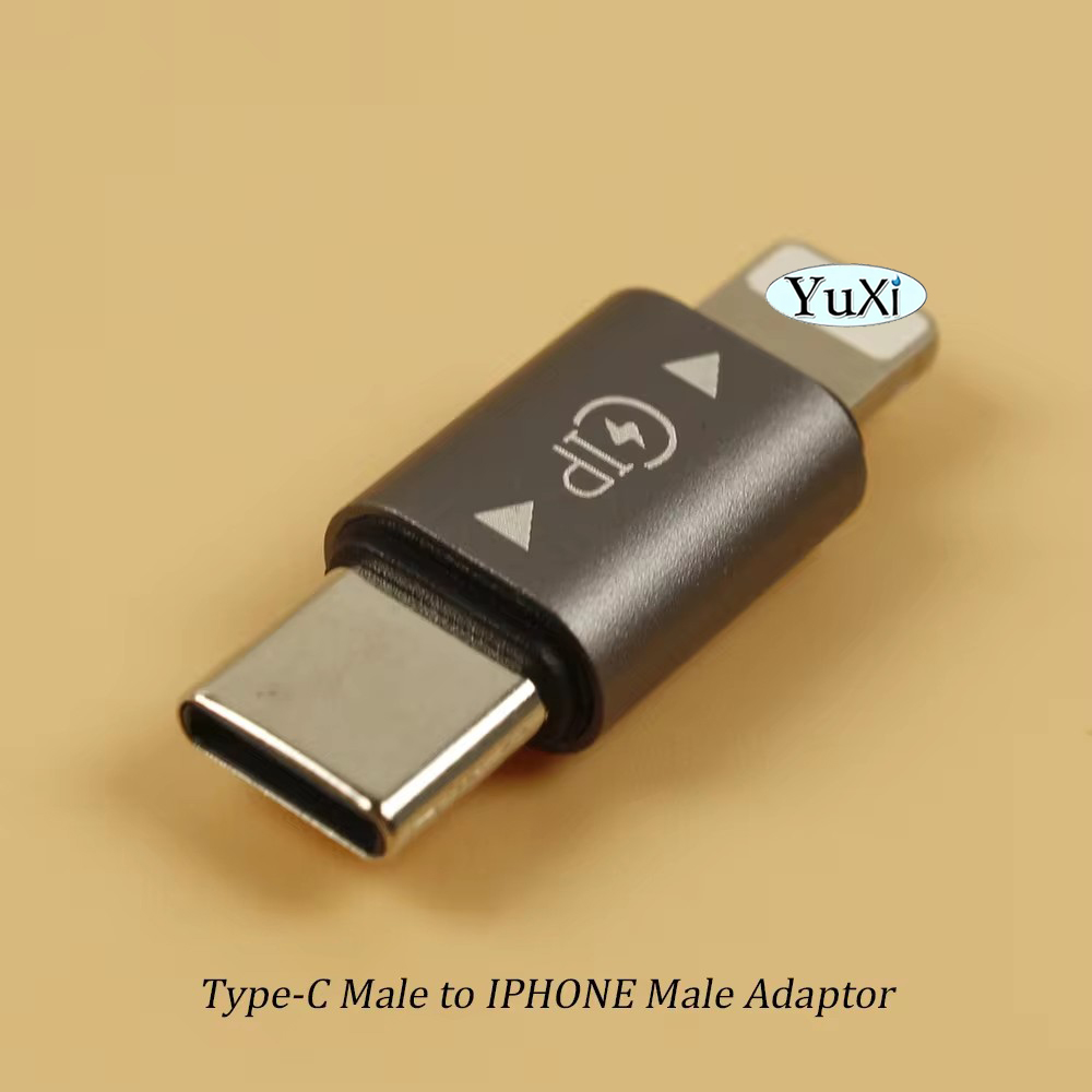 1PC Buchse zu Typ C Stecker Kabel Adapter Schnell Ladung Adapter Multifunktion kabel konverter für iPhone Typ C iOS Adapter: Blau