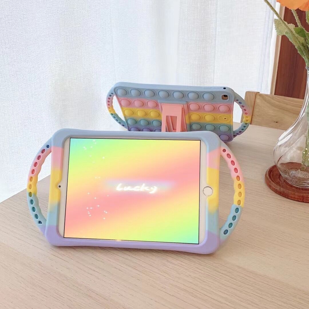 Funda de silicona con soporte para niños, para Samsung Galaxy Tab 4 10,1, T530, T531, T535, Samsung Galaxy Advanced 2, T583, SM-T583 )