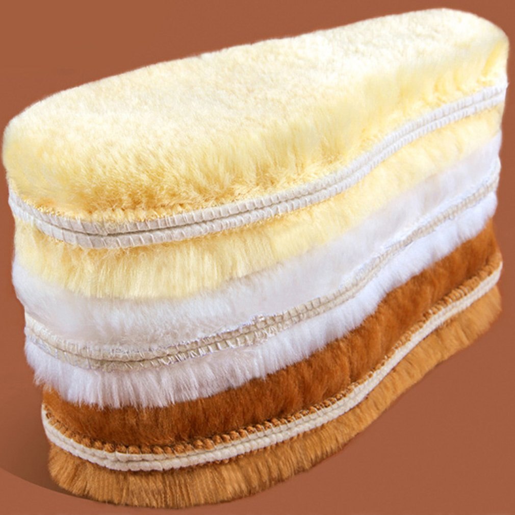 Plantillas de lana, plantillas cálidas para invierno, suelas de nieve, suelas de felpa gruesas, suelas de lana de imitación de lana Artificial