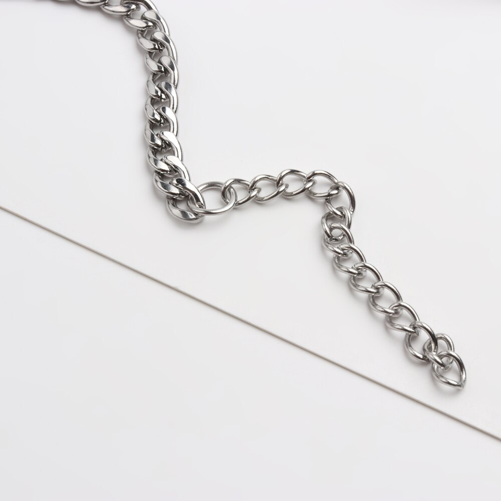 Hart Charme Ketting Paar Gekoppeld Roestvrij Stalen Armband Vrouwen Mannen Staal Gouden Kleur Sieraden Levering