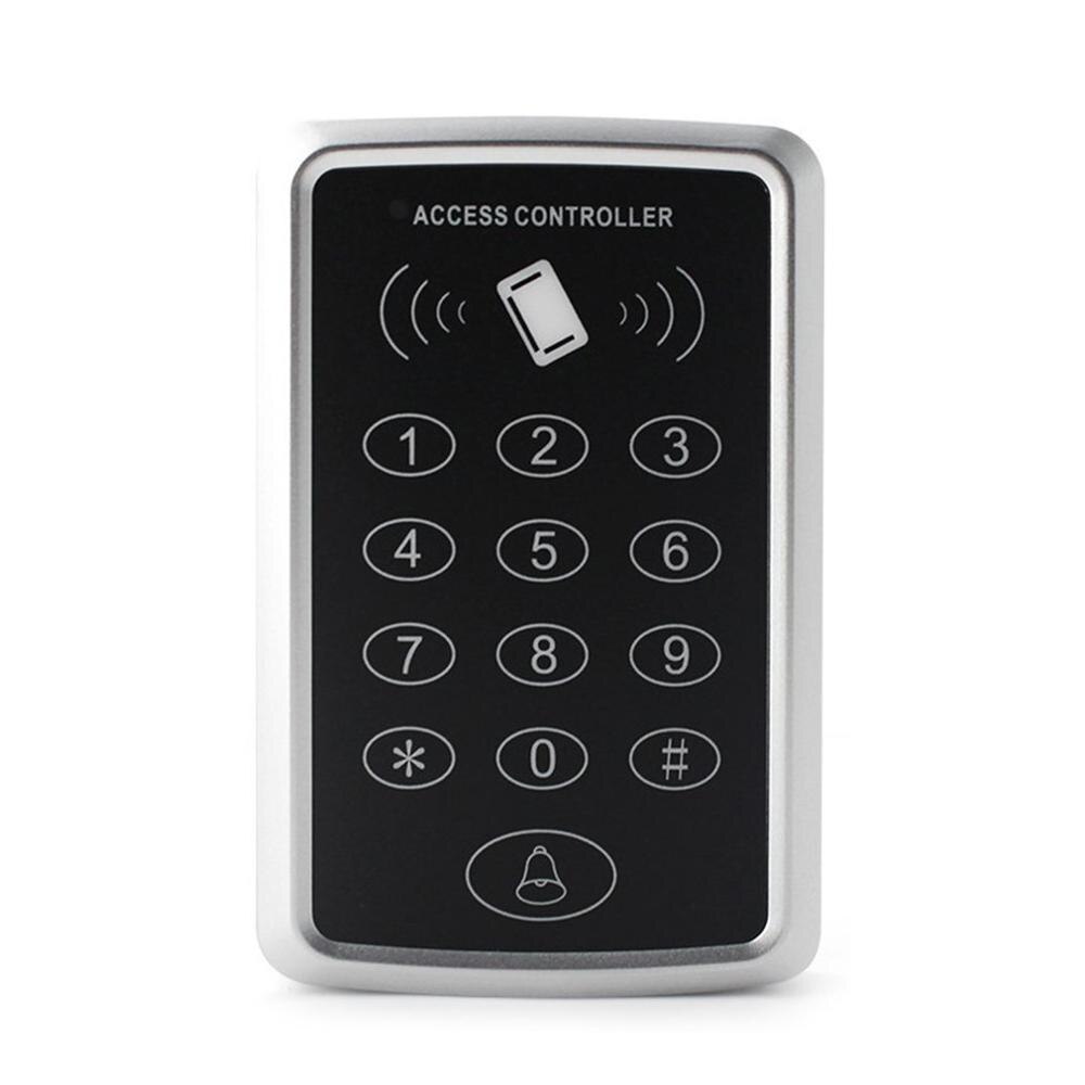 Access Controller RFID Access Control Keypad Waterproof Rainproof Cover digital panel Card Reader Door Lock System 5 ID keychain: Army Green