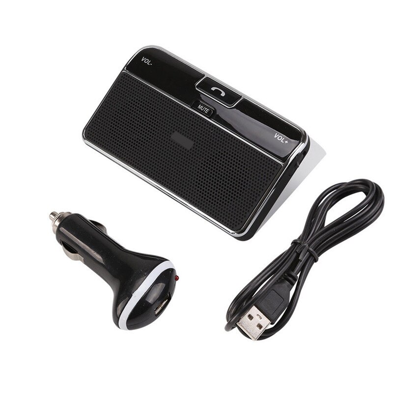 Stijl Smart Wireless Bluetooth Handsfree Handige Luidspreker MP3 Auto Kit Zonneklepclip Drive #293349