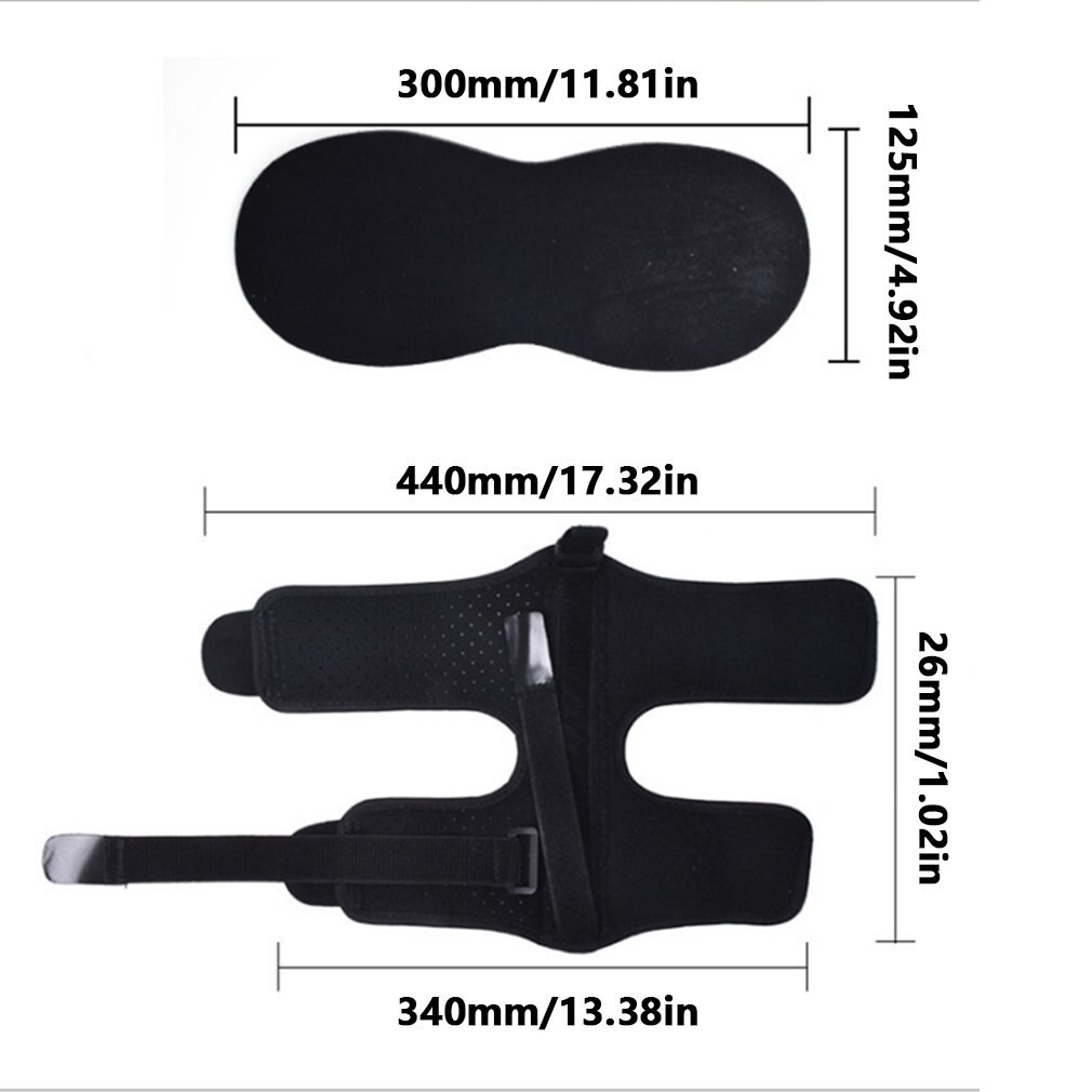 Adjustable Plantar Fasciitis Night Foot Splint Orthotic Brace Elastic Dorsal Night Splint With Massage ball For Men Women