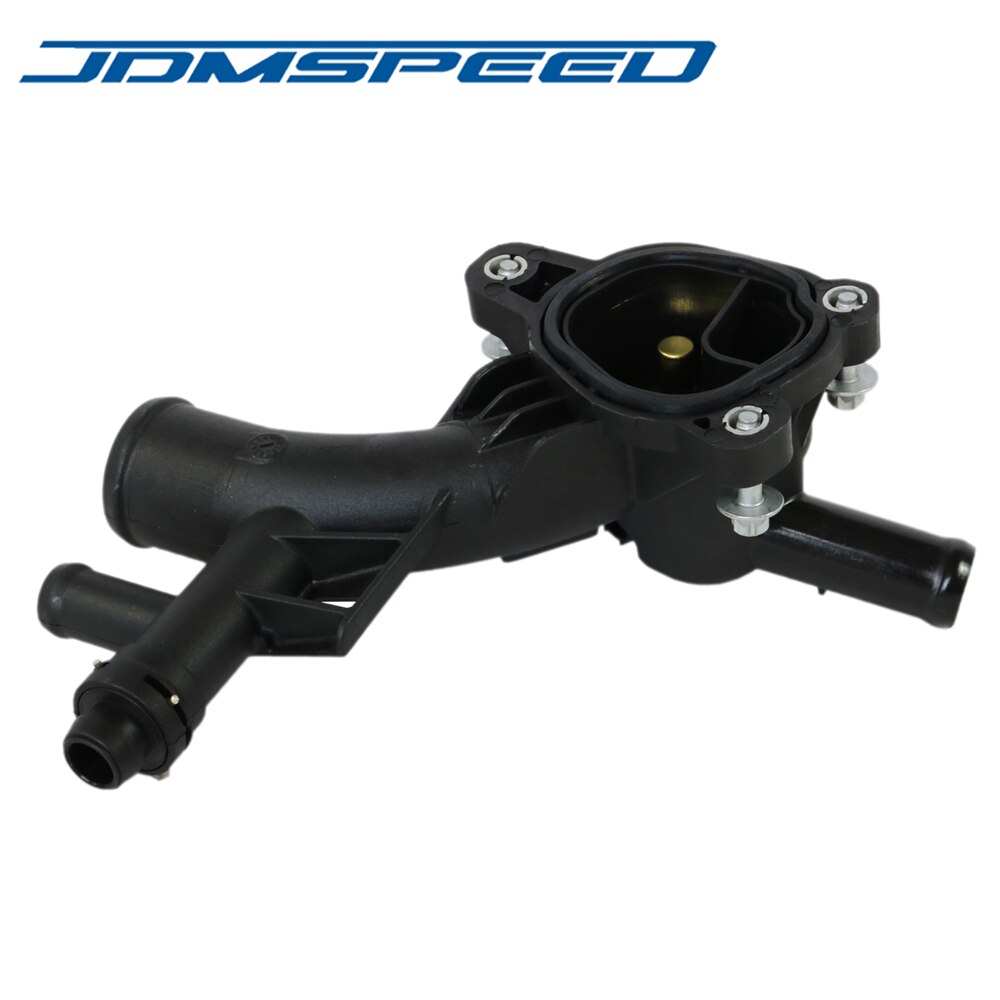 -JDMSPEED Water Outlet Thermostat Housing 25193922 Fit For Chevrolet Cruze Sonic 1.4