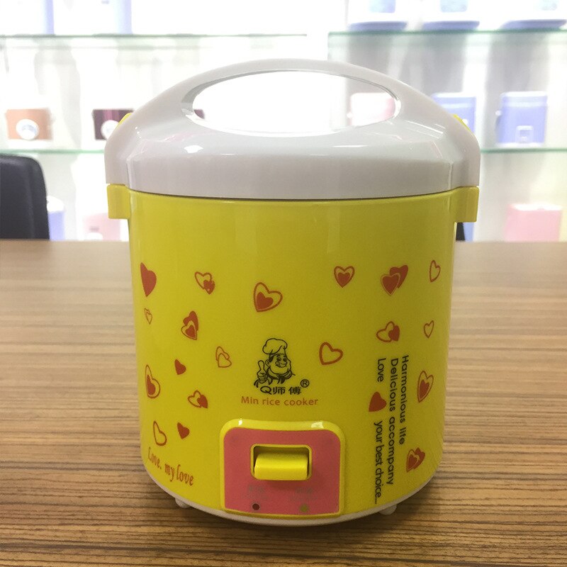 Small Kitchen Appliance Portable Rice Cooker Electric 1L Cooker One Cup Rice Cooker Mini for 1-2 Person