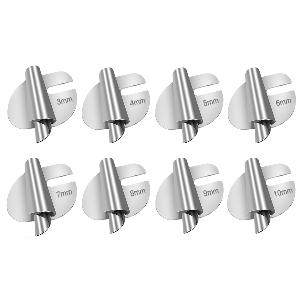 Prensatelas Universal para máquina de coser, tubo Extractor de dobladillo, prensatelas en espiral de acero inoxidable, accesorios de herramientas de costura para manualidades DIY