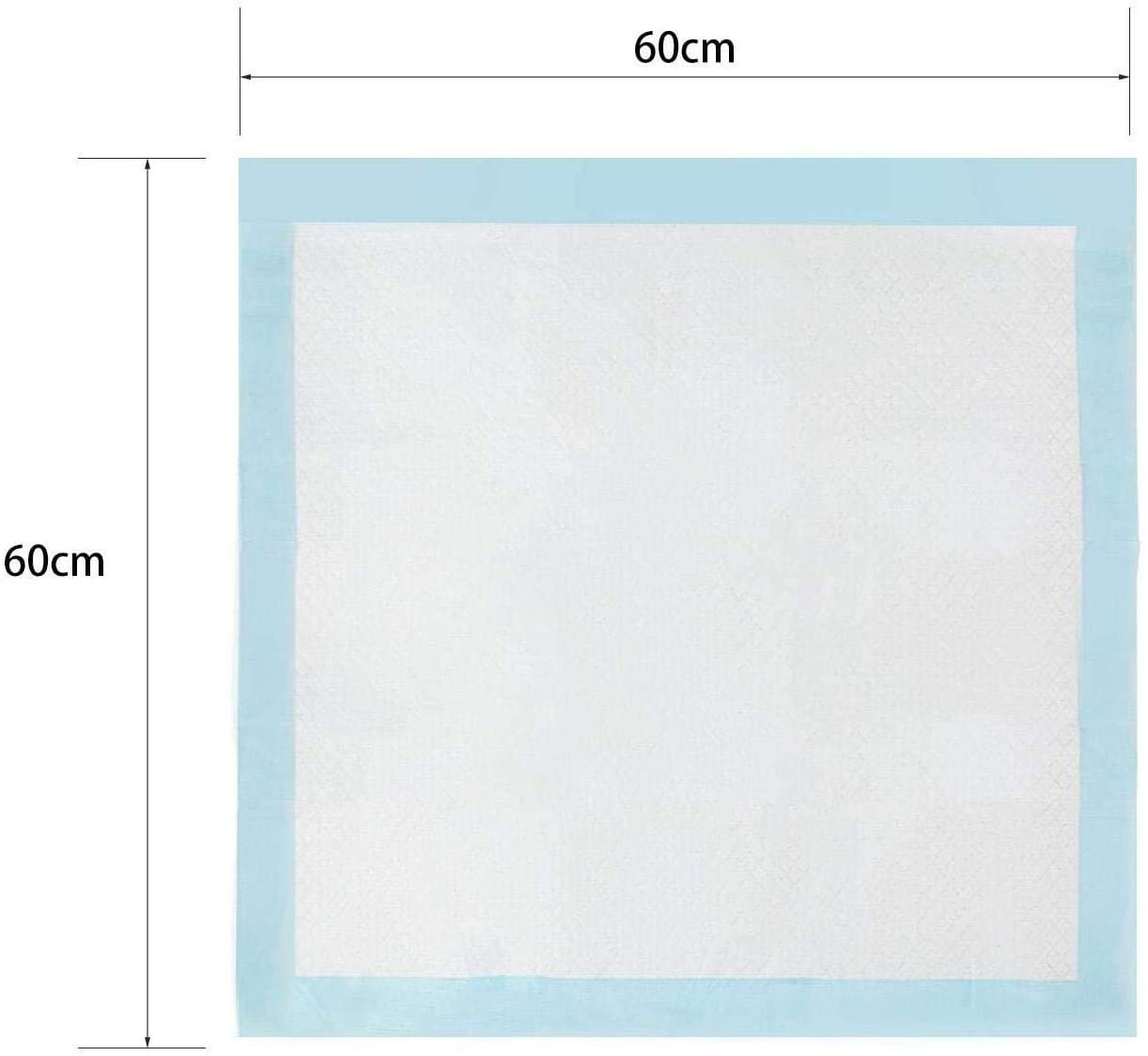 Empapadores Desechables Impermeable para Perros Gatos Animales Mascotas M 60 cm X 60 cm,L 90 cm X 60 cm: M  60 cm X 60 cm / 20 PC