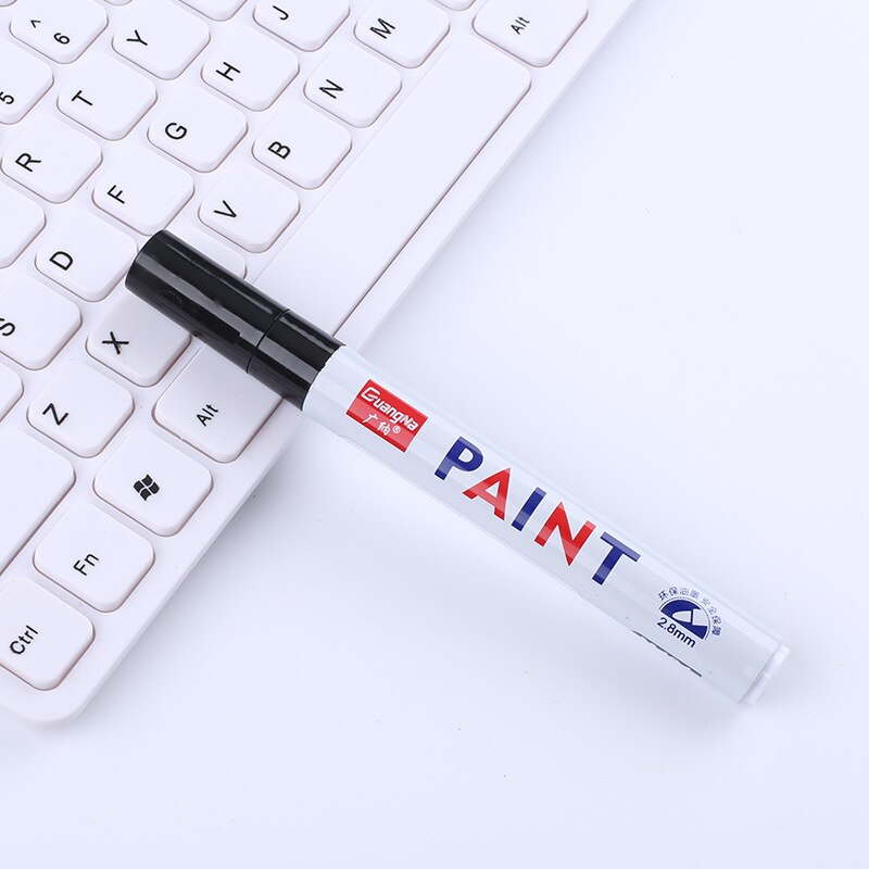 Rotulador de pared para reparación de azulejos, rotulador de lechada blanca, rotulador impermeable, marcador de pintura para coche, marcador de pintura para pintar con números