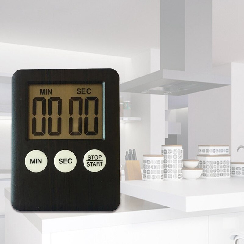 Led Digital Kitchen Electronic Timer Countdown Medication Reminder Kitchen Timer Portable Slim Countdown Timer