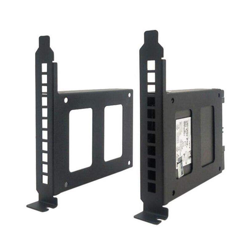 PCI Slot 2,5 Zoll IDE/SATA/SSD/HDD Hinten Tafel montieren Halterung schwer Antrieb Adapter Tablett mit profil Halterung