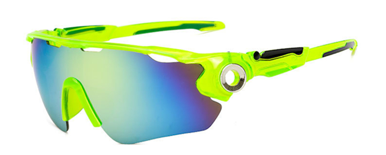 Gafas de sol de Ciclismo UV400 para hombres y mujeres, gafas deportivas a prueba de viento, gafas de Ciclismo, gafas de Ciclismo, gafas de montar, Oculos Ciclismo: Verde