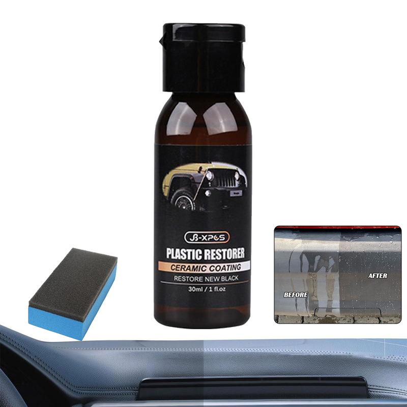 Keramikbeschichtung Trim Restore 30 ml Keramik Trim Coat Kit Quick Trim Restorer Keramikbeschichtung Autoteile Renovierungsmittel Bringen