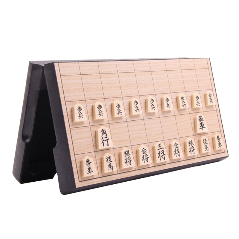 Japan Shogi Magnetic Foldable Japanese Chess Game Board Game Puzzle Toy 25×25cm