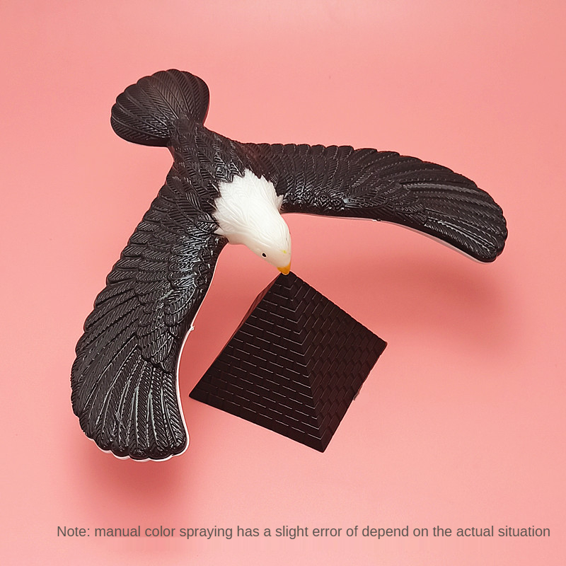 1Pc Magic Behouden Balans Balans Eagle Vogel Speelgoed Home Office Plezier Leren Gag Speelgoed Voor Kid Willekeurige Kleur: D