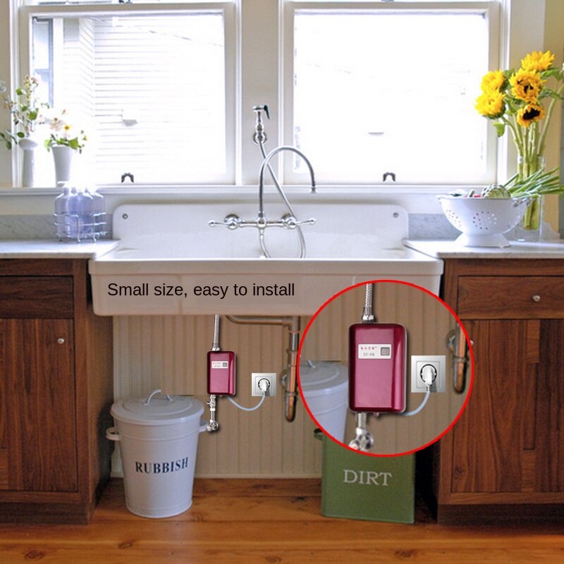 Mini Miniture Boiler Instant-Verwarming Elektrische Boiler Huishoudelijke Keuken Kleine Boiler