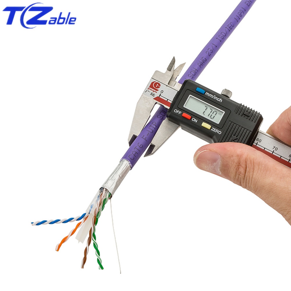 Netzwerk Kabel Katze6 Reinem Kupfer abgeschirmt verdrehte Paar Ethernet Kabel Für Internet Kabel RJ45 Netzwerk Kabel FTP Computer Kabel