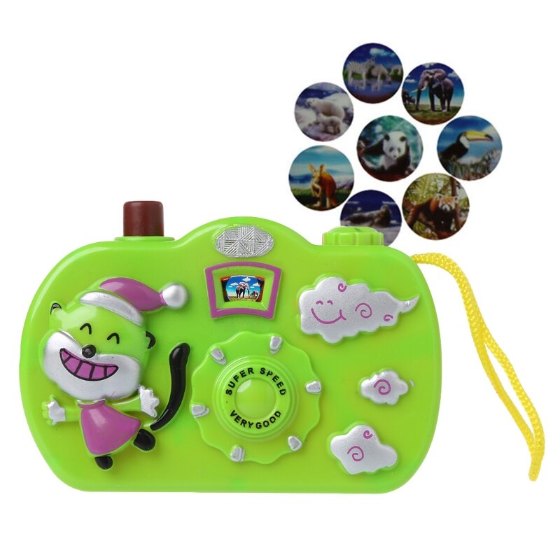 Animal Pattern Light Projection Camera Toy Educational Toys Children