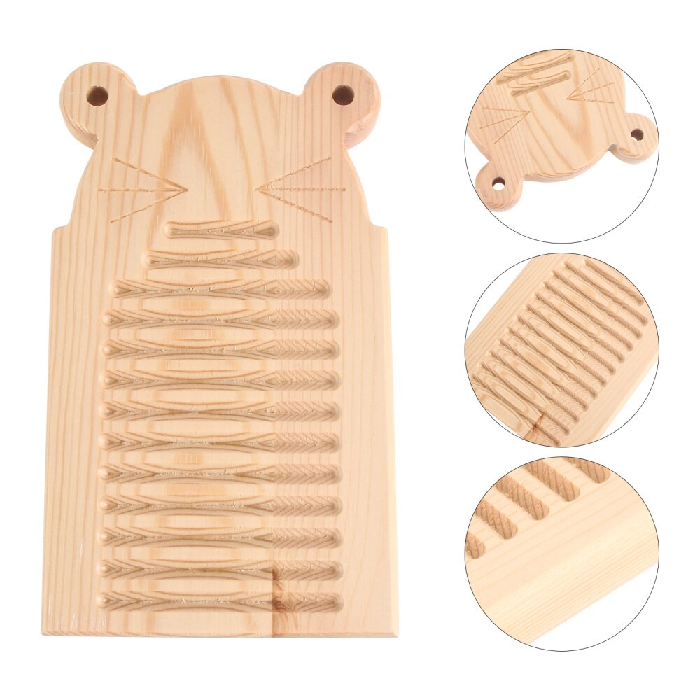1Pc Laundry Scrubbing Board Non-skid Clothes Washin Board Home Wood Washboard