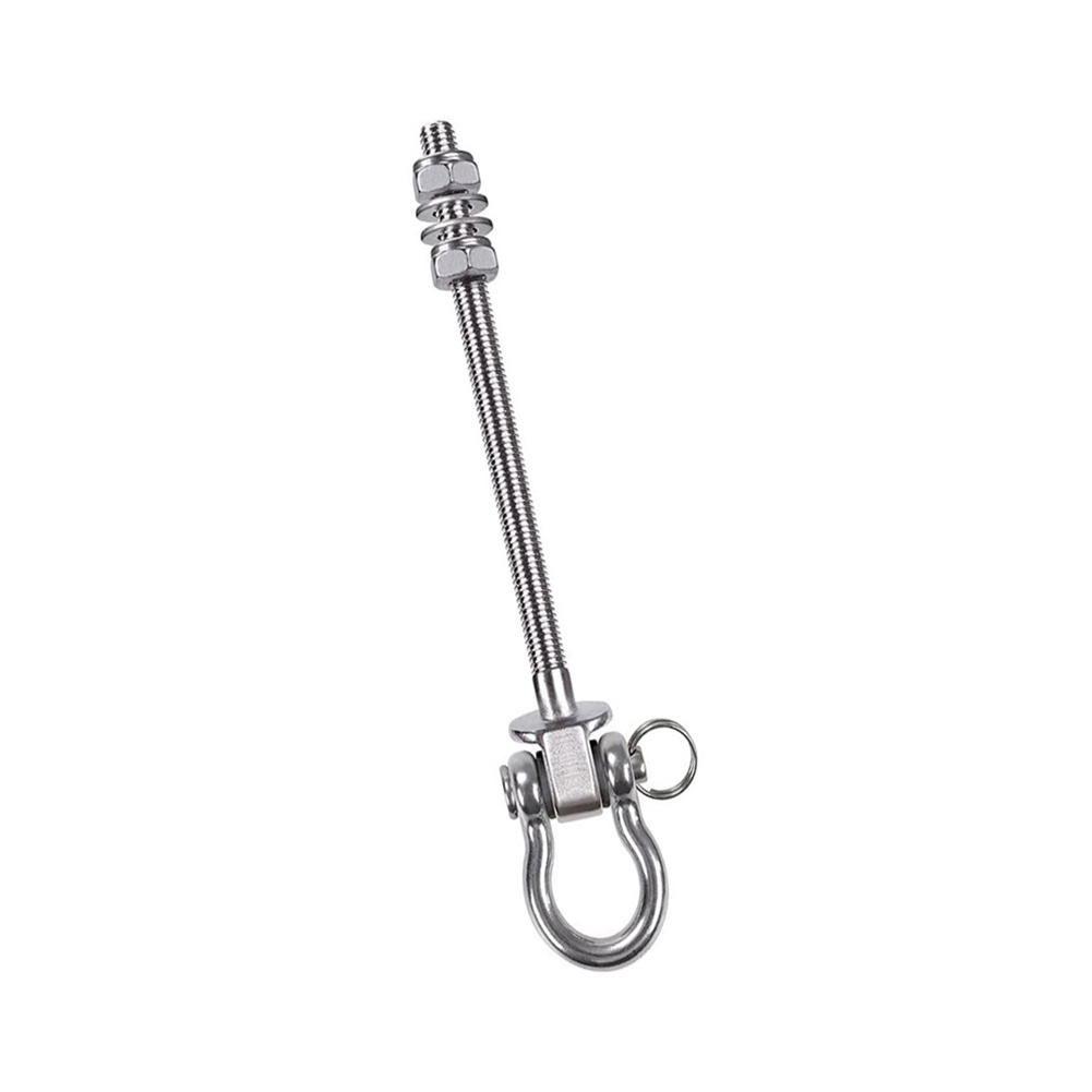 Zware Schommel Haak Bolt 150/180mm Rvs Boog Vormige Schommel Haken Voor Outdoor Zandzak Hangende Stoel accessoires: Blauw